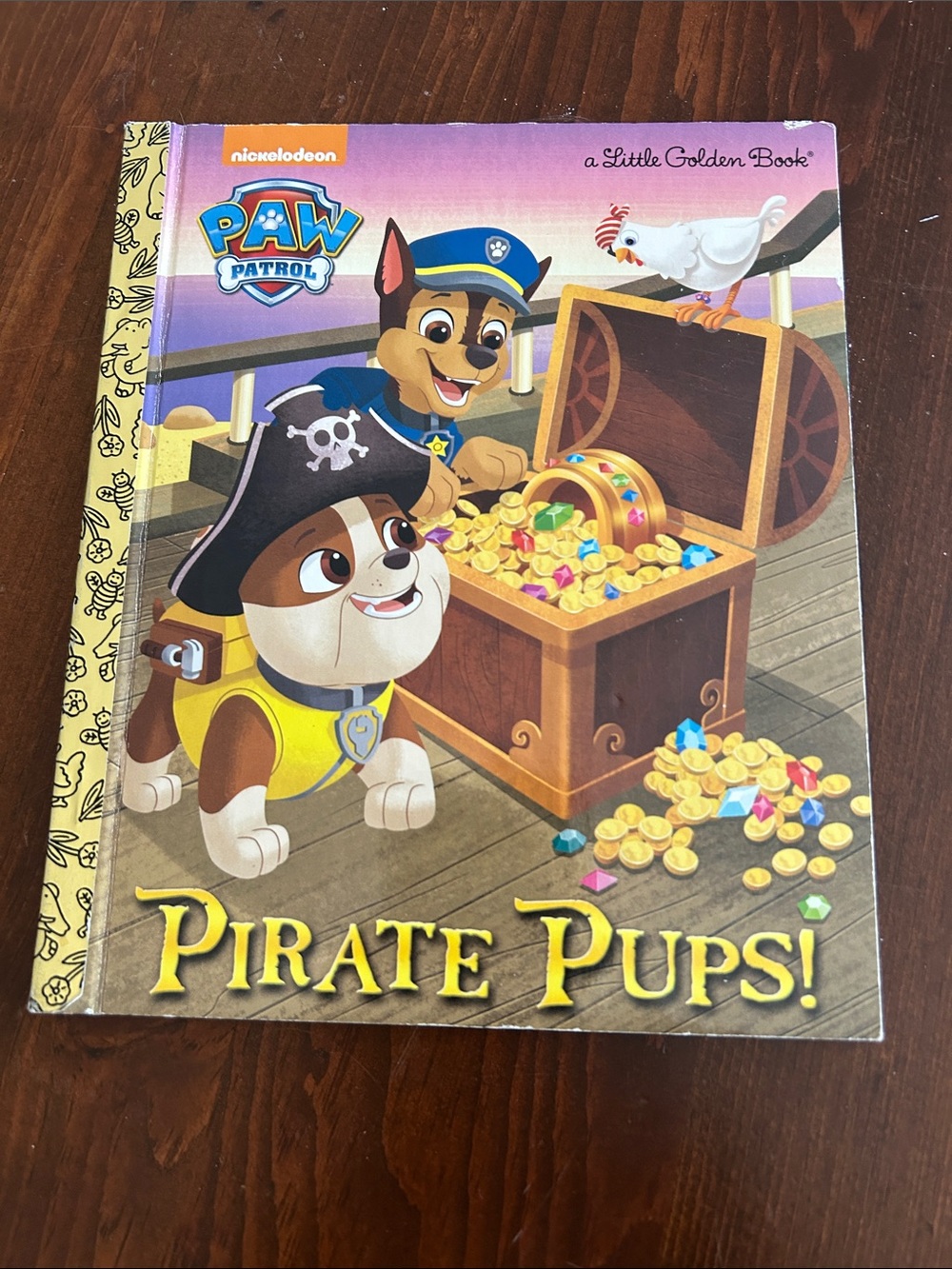 PAW Patrol Pirate Pups! Kids Storybook — Yellow and Brown Cover